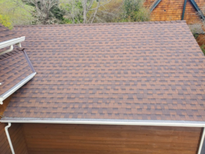 Eco-friendly asphalt shingles by Greenbrae roofing service.