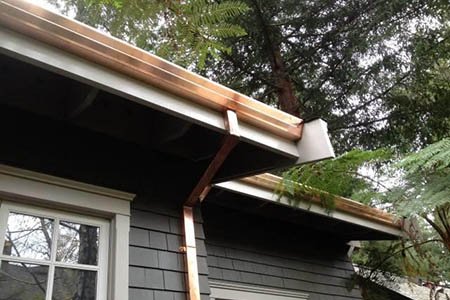 ken cooper copper gutter project