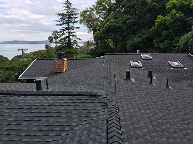 home with clean roof