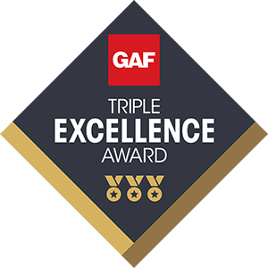 GAF Triple Excellence Award Logo