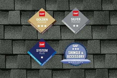 GAF warranty logos